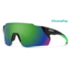 Smith Optics Attack Max Sunglasses, Matte Black Reactor, ChromaPop Sun Green Mirror, 390344