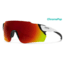 Smith Optics Attack Max Sunglasses, Matte White, ChromaPop Sun Red Mirror, 390360