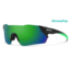 Suncloud Polarized Optics Attack Sunglasses - Mens-Matte Black Reactor-ChromaPop Sun Green Mirror