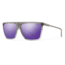 Suncloud Polarized Optics Cornice Sunglasses-Smoke-Purple Sol-X Carbonic