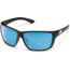 Suncloud Polarized Optics Councilman Sunglasses-Matte Black-Blue Mirror