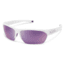 Suncloud Polarized Optics Detour Polycarbonate Sunglasses, White/Purple Mirror, S-DTPPPRMWT