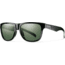 Suncloud Polarized Optics Lowdown Slim Sunglasses-Matte Black-ChromaPop Polar Gray Green