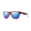 Suncloud Polarized Optics Lowdown Slim Sunglasses-Matte Tortoise-Blue Flash Mirror