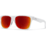 Suncloud Polarized Optics Lowdown Sunglasses-Crystal-Red Sol-X Mirror