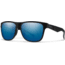 Suncloud Polarized Optics Lowdown Sunglasses-Matte Black-ChromaPop Polar Blue Mirror