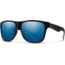 Suncloud Polarized Optics Lowdown XL Sunglasses - Men's-Matte Black-ChromaPop Polar Blue Mirror