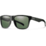 Suncloud Polarized Optics Lowdown XL Sunglasses - Men's-Matte Black-ChromaPop Polar Gray Green