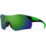 Suncloud Polarized Optics PivLock Arena Max-Matte Black Reactor-ChromaPop Sun Green Mirror