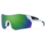 Suncloud Polarized Optics PivLock Arena Max-Matte White-ChromaPop Sun Green Mirror