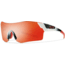 Suncloud Polarized Optics Pivlock Arena Max Sunglasses White Red Fade/Red Sol-X/Ignitor/Clear Carbonic TLT Lenses ANMPCDMWRF