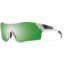 Smith PivLock Arena Sunglasses-Matte White-Green Sol-X Mirror