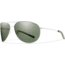 Suncloud Polarized Optics Serpico Sunglasses-Matte White-Polarized Gray Green