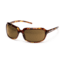 Sun Cloud Poppy Sunglasses with Tortoise Frames, Brown Lenses