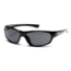 SunCloud Voyage Sunglasses with Black Frames, Gray Lenses