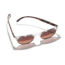 Sunski Avila Sunglasses, Cleare Tortoise Frame, Terra Fade Lens, SUN-AV-CTE