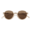 Sunski Baia Sunglasses, Champagne Frame, Amber Lens, SUN-BA-CAM