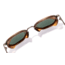Sunski Bernina Sunglasses, Caramel Frame, Forest Lens, SUN-BE-CAF