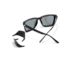 Sunski Couloir Sunglasses, Black Frame, Blue Lens, SUN-CO-BBLP