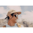 Sunski Tera Sunglasses, Black Frame, Gold Lens, SUN-TE-BKGP