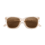 Sunski Ventana Sunglasses, Champagne Frame, Amber Lens, SUN-VE-CHA