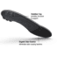 Superfeet Black DMP Premium Insoles-Black-E (M 9.5-11)