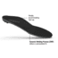 Superfeet Black DMP Premium Insoles-Black-C (M 5.5-7)