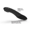 Superfeet Black Premium Insoles-Black-D (M 7.5-9)