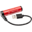 SureFire Micro USB Lithium Ion Protected 18650 Battery, 2.6Ah, Black SF18650B