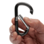 Survive Outdoors Longer Utility Carabiner, 8 cm, 2 Pack, Black, 0140-0034