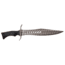 Survivor Bowie Fixed Blade Knives w/Etched Skull Pattern Blade, 11.75 in, 3Cr13 Stainless Steel Stainless Steel, Black, SV-FIX011BK