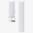 Suunto Athletic 3 24mm Silicone Strap, White, M SS050157000