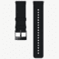 Suunto Urban 2 24mm Leather Strap, Black/Black, M SS050231000