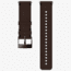 Suunto Urban 2 24mm Leather Strap, Brown/Black, M SS050232000