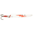 Swedish Pimple Flutter Laker Taker Spoon, 4 in, 1/4 oz, 4 in, Nickel/Orange Zap, 9016FONZAP