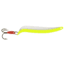 Swedish Pimple Flutter Laker Taker Spoon, 4 in, 1/4 oz, 4 in, Nickel/Yellow, 9016FYN