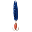 Swedish Pimple Jigging Lure, 1/4oz, 1-3/4 in, Hammered/Blue, 4ANB