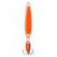 Swedish Pimple Jigging Lure, 1/4oz, 1-3/4 in, Orange/Nickel, 4FON