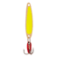 Swedish Pimple Jigging Lure, 1/4oz, 1-3/4 in, Fluorescent Yellow/Gold, 4FYG