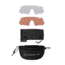 SWISSEYE Nighthawk Sunglasses, Green Frame, Orange/Clear Lenses, Green, 15624621
