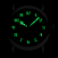Szanto Automatic Officer Watches, Ivory Dial, Black Strap, Steel, One Size, SZ 6305E