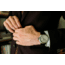 Szanto Automatic Officer Watches, Ivory Dial, Black Strap, Steel, One Size, SZ 6305E