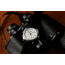 Szanto Automatic Officer Watches, Silver Dial, Black Strap, Steel, One Size, SZ 6202E