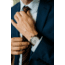 Szanto Automatic Officer Watches, Silver Dial, Black Strap, Steel, One Size, SZ 6202E