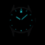 Szanto Heritage Aviator Watches, Black Dial, Black Strap, Steel, One Size, SZ 2751