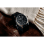 Szanto Heritage Aviator Watches, Black Dial, Black Strap, Steel, One Size, SZ 2751