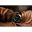 Szanto Heritage Aviator Watches, Black Dial, Brown Strap, Steel, One Size, SZ 2754