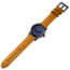 Szanto Heritage Aviator Watches, Blue Dial, Tan Strap, Gun Gray, One Size, SZ 2756