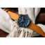 Szanto Heritage Aviator Watches, Blue Dial, Tan Strap, Gun Gray, One Size, SZ 2756
