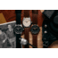 Szanto Heritage Aviator Watches, Black Dial, Black Strap, Steel, One Size, SZ 2751
